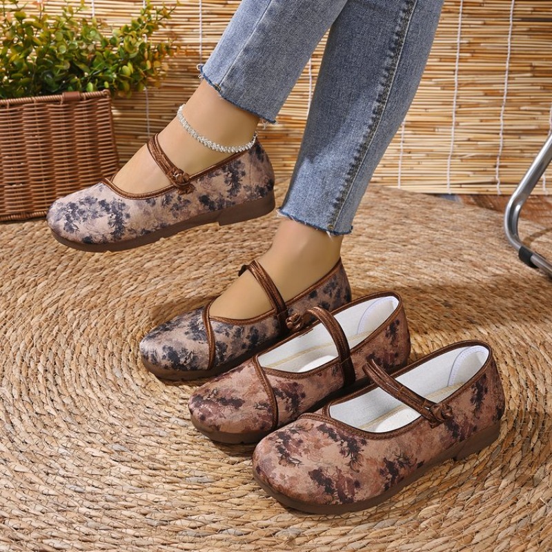 Square Toe Mule - Comfort Flats Women Design Mary Jane