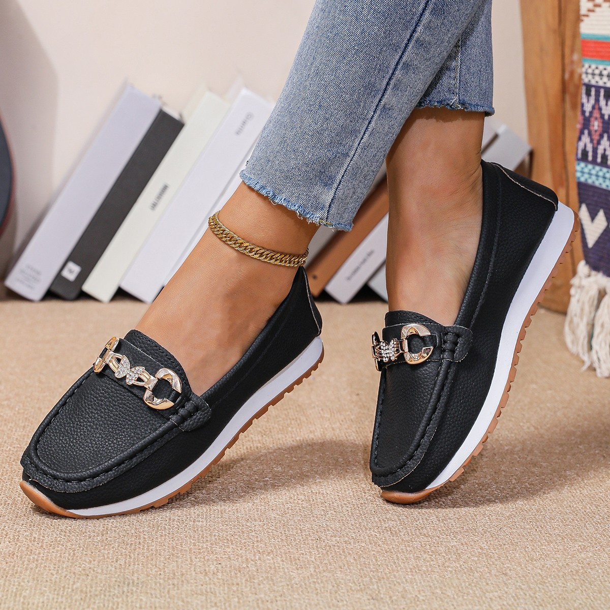 Women Shoes Loafers - 2026 New Women Flats Spring Autumn