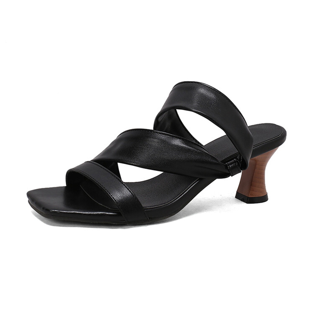 Square Toe Mule - Plus Size Women Slip on Mule