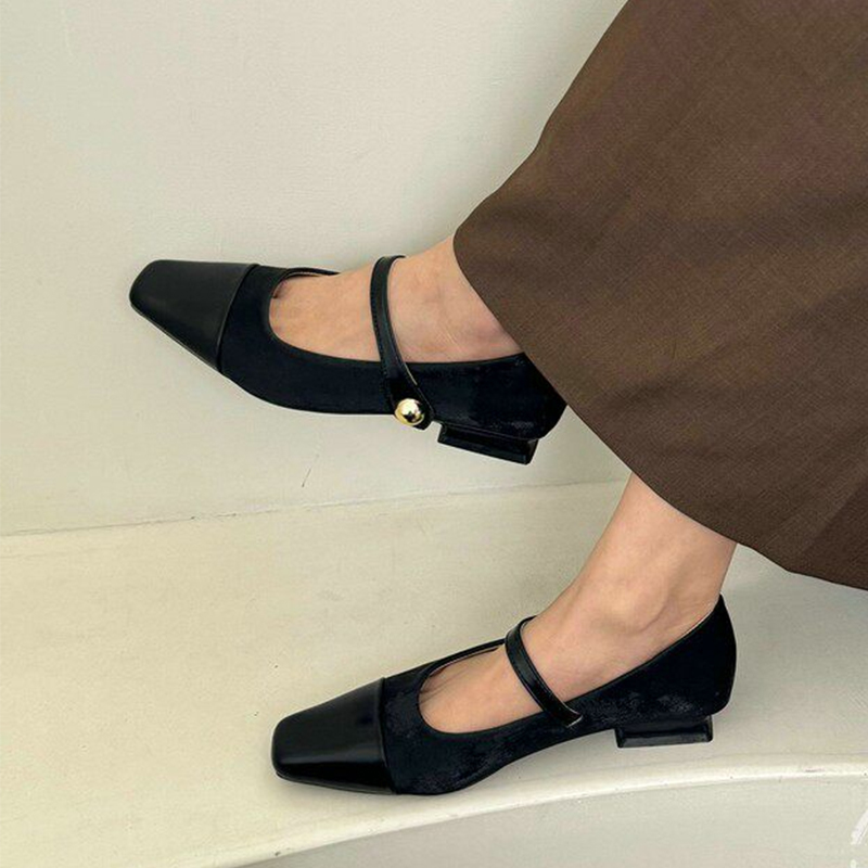 Mary Jane Shoes for Women Eleg - огляд і ціна Square Toe Mule