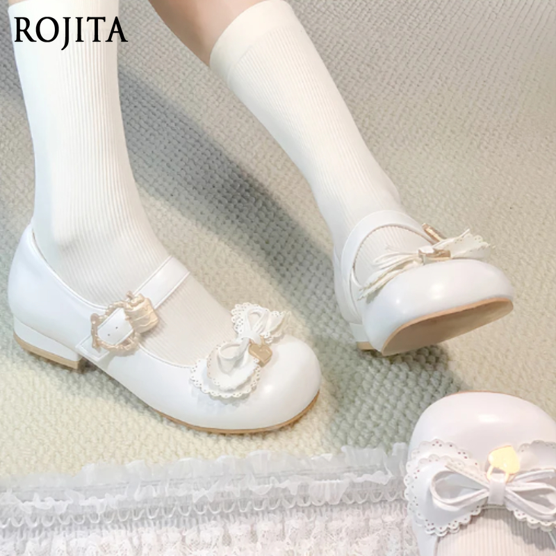 Women's Shoes Bowknot Lolita S - огляд і ціна Ankle Strap Heels