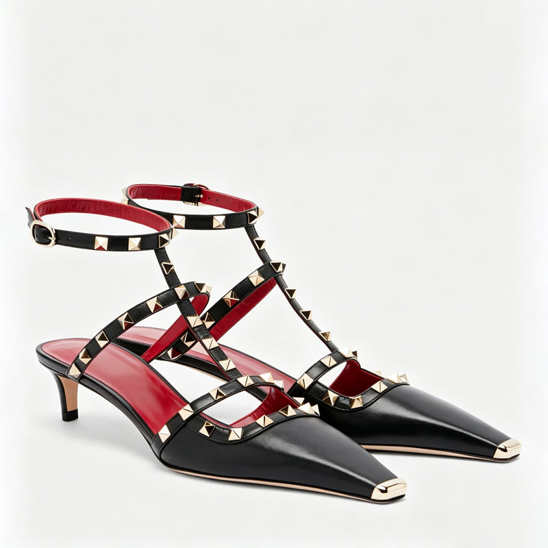 2026 Women's Rivet Low Heel Sq - огляд і ціна Square Toe Mule