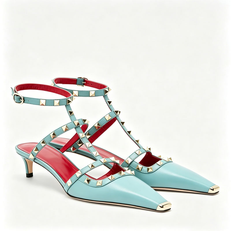 2026 Women's Rivet Low Heel Sq - огляд і ціна Square Toe Mule
