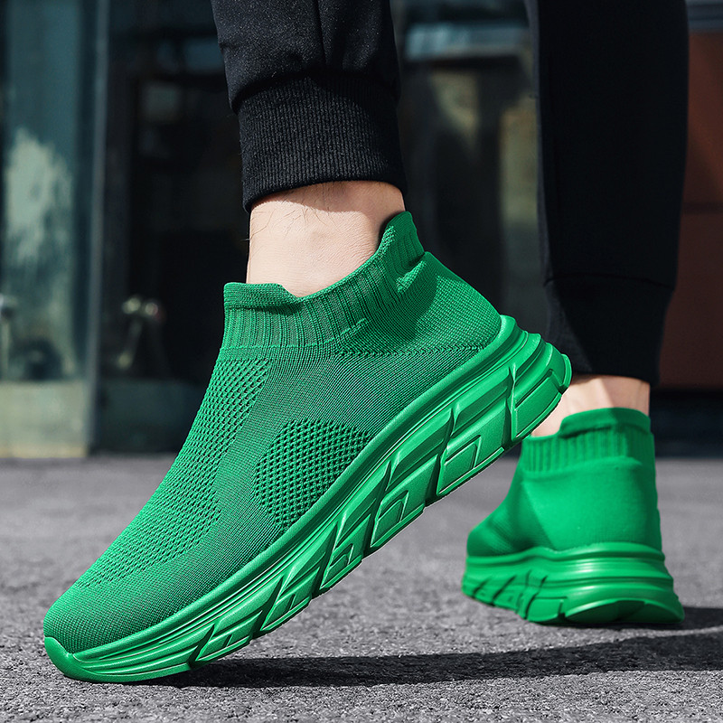 Fashion Green Men Sock Sneaker - огляд і ціна Women Shoes Qc