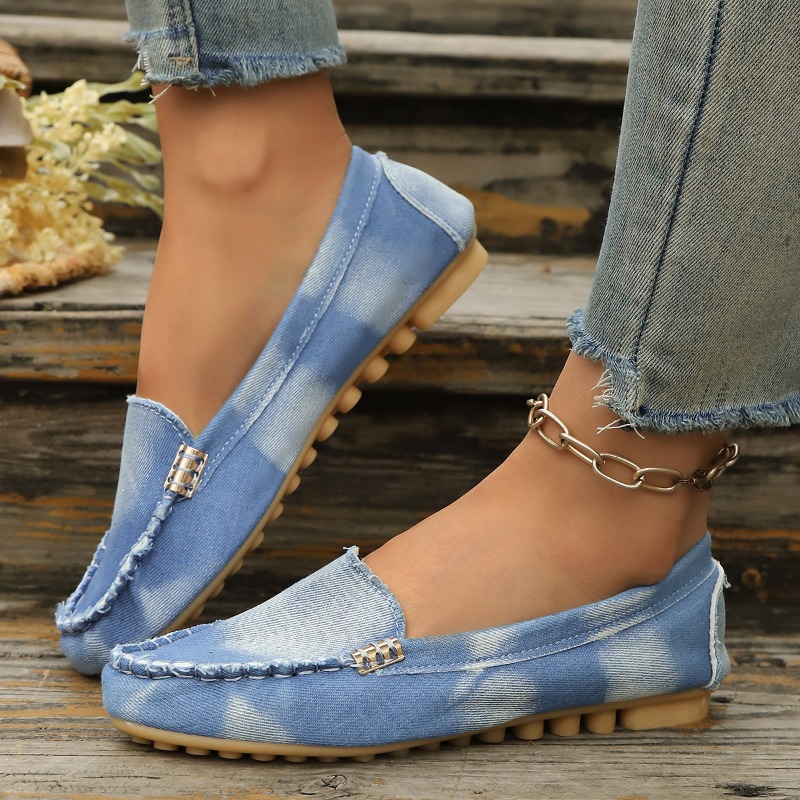 Fashion Light Blue Denim Mocca - огляд і ціна Women Shoes Loafers