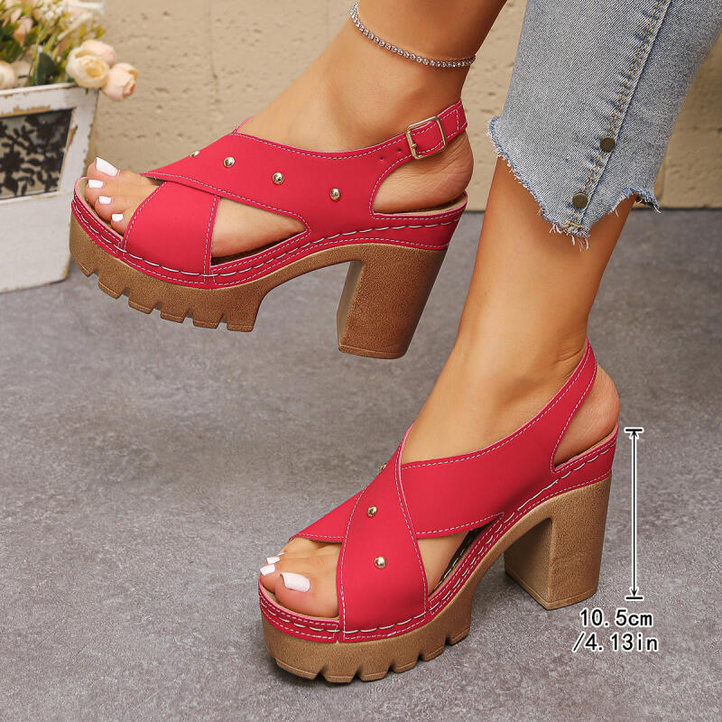 Vintage Super High Heel Cross  - огляд і ціна Ankle Strap Heels